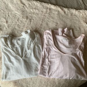 TWO EDDIE BAUER SHIRTS